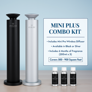 Mini Plus Diffuser and Fragrance Combo System (Includes Diffuser and 6 Months of Oil) 900 sq ft