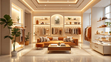 Chic boutique retail interior using signature scent marketing