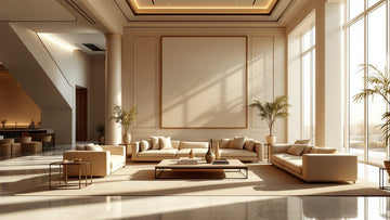 Dramatic luxury interior showing how fragrance can transform a living space