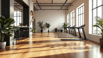 Commercial scent diffuser freshening the air in a modern gym
