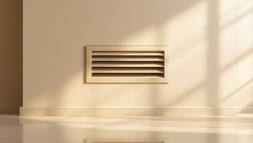 Sleek HVAC vent in a luxury modern room for whole-home cold-air scenting