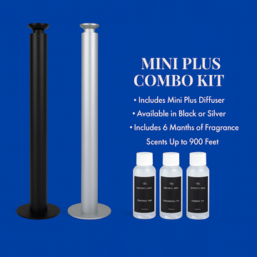 Mini Plus Diffuser and Fragrance Combo System (Includes Diffuser and 6 Months of Oil) 900 sq ft