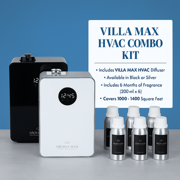 Villa Max Diffuser &amp; Fragrance System (Includes Diffuser and 6 Months Fragrance) 2300 - 3200 sq ft