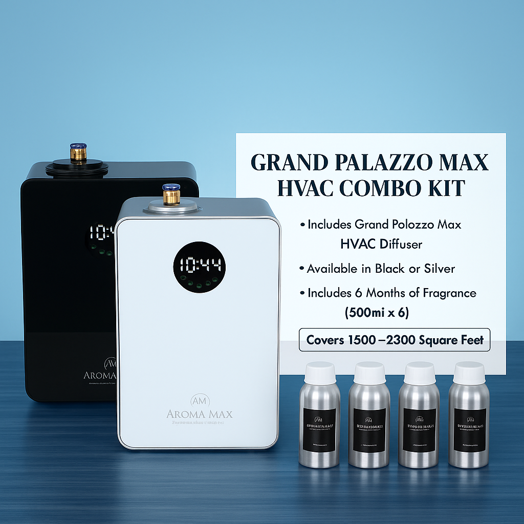 Grand Palazzo Max Diffuser &amp; Fragrance Combo System (Includes Diffuser and 1 Year Fragrance) 1500 - 2300 sq ft