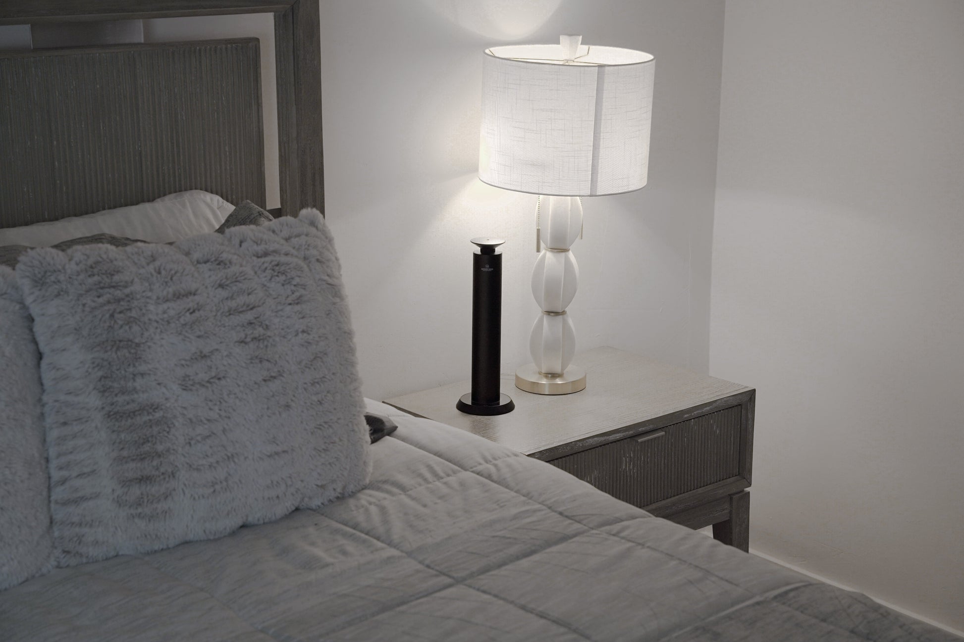 Mini Pro cold-air diffuser in a living room — Aroma Max Starter System